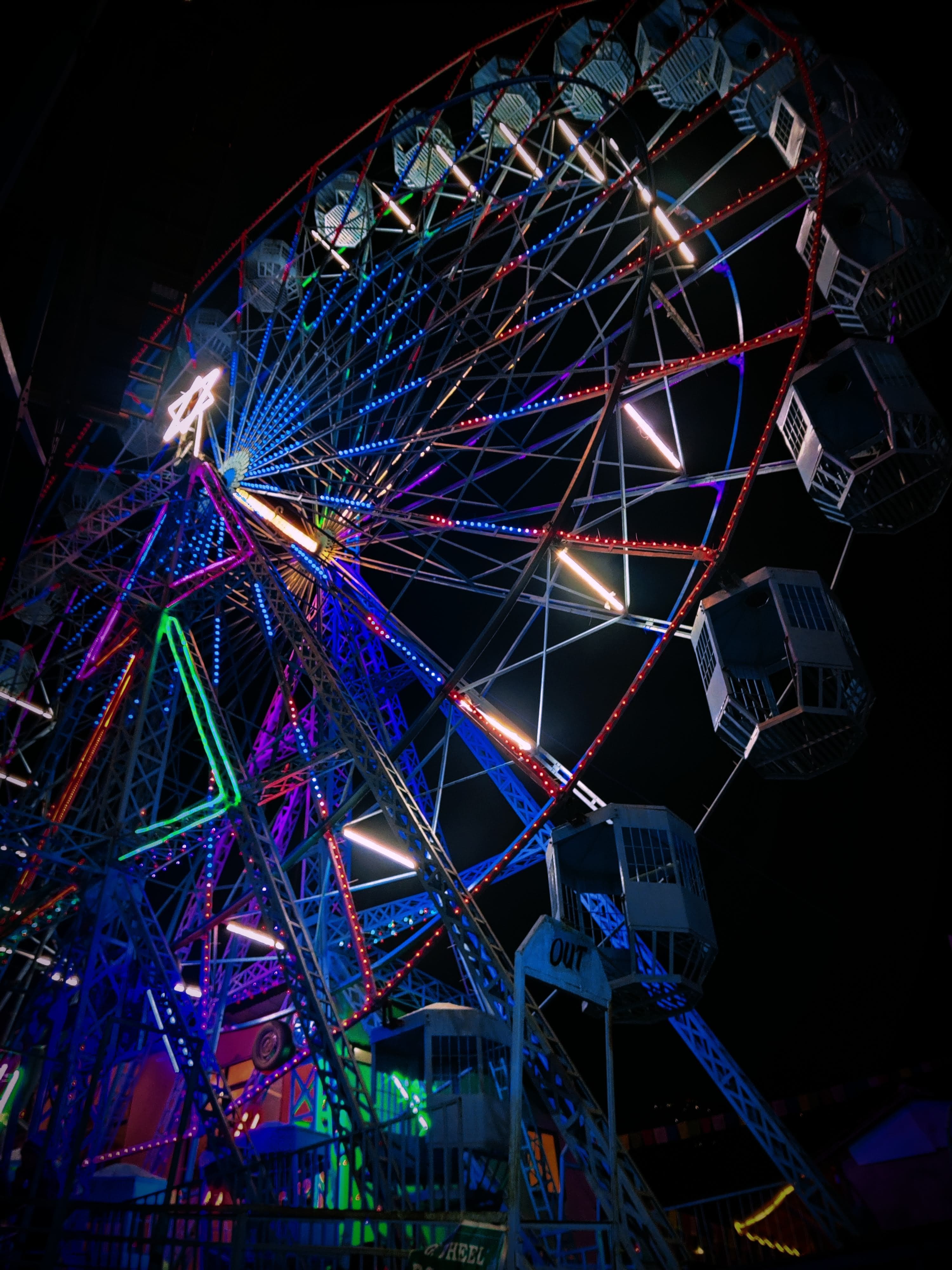 Fun Park at Night